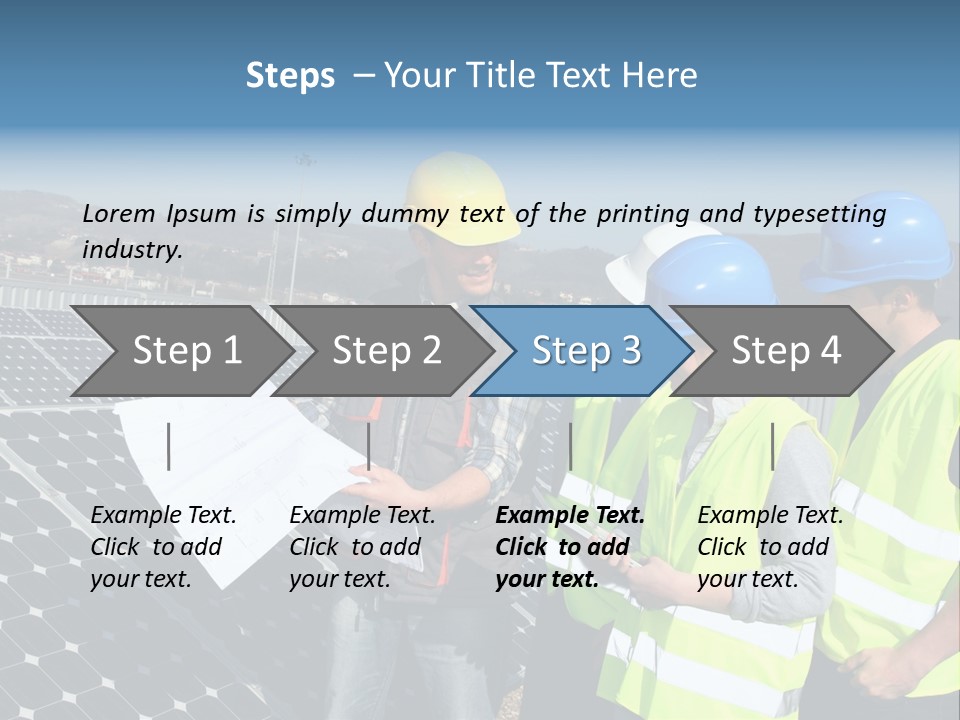Trainee Plan Outdoors PowerPoint Template