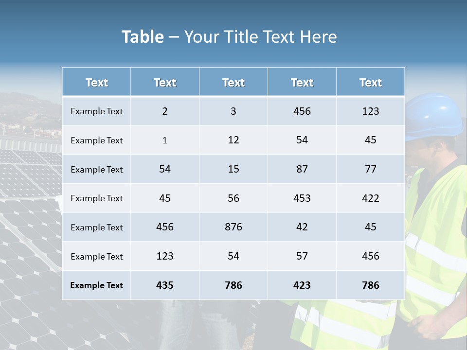 Trainee Plan Outdoors PowerPoint Template