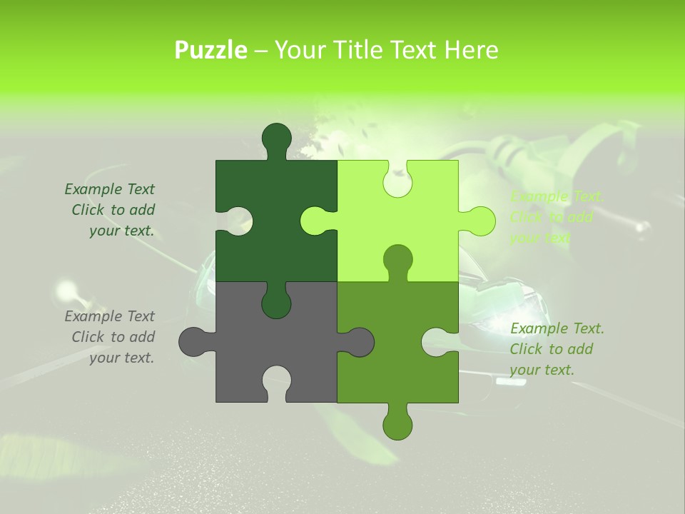 Energy Tree Contact PowerPoint Template