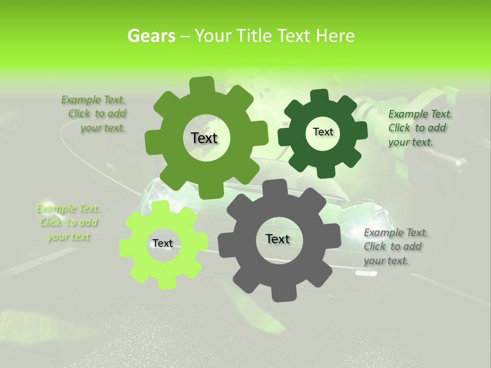 Energy Tree Contact PowerPoint Template