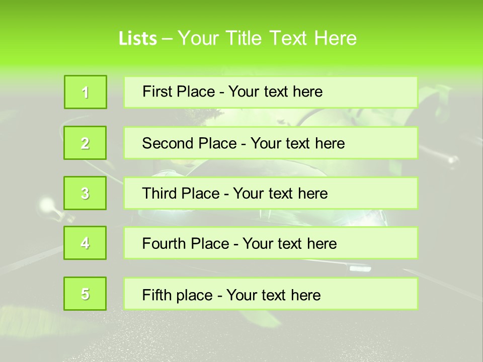 Energy Tree Contact PowerPoint Template