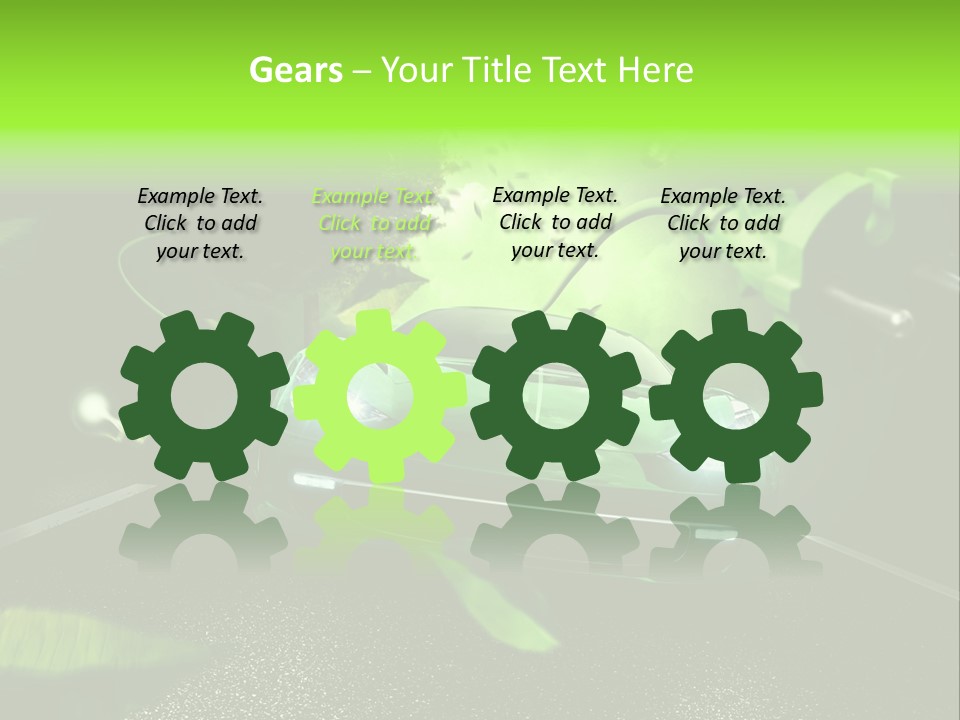 Energy Tree Contact PowerPoint Template