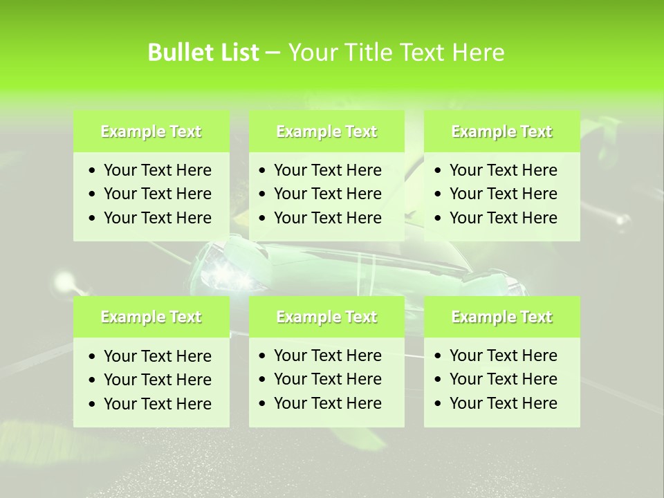 Energy Tree Contact PowerPoint Template