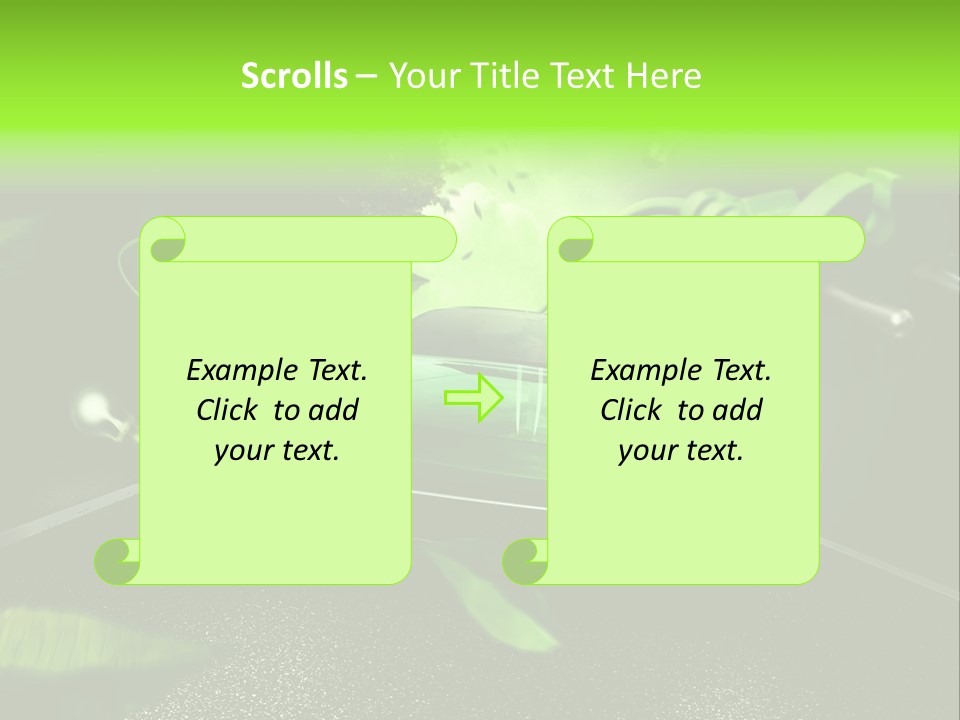 Energy Tree Contact PowerPoint Template