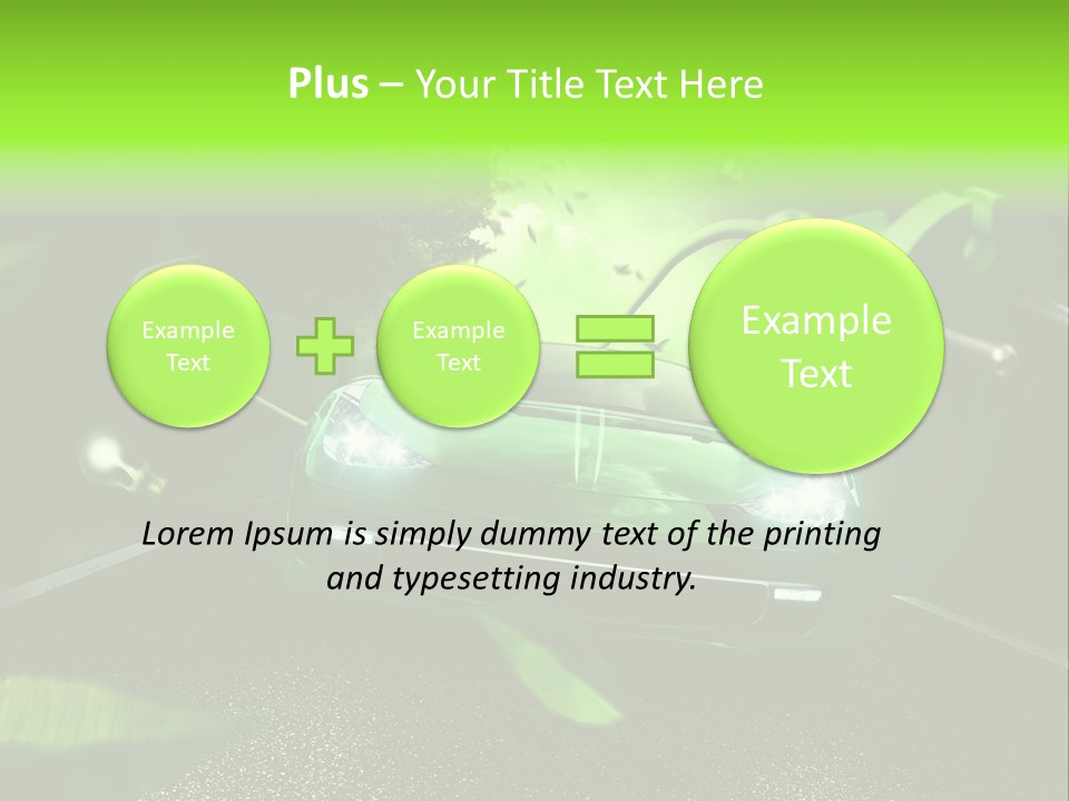 Energy Tree Contact PowerPoint Template