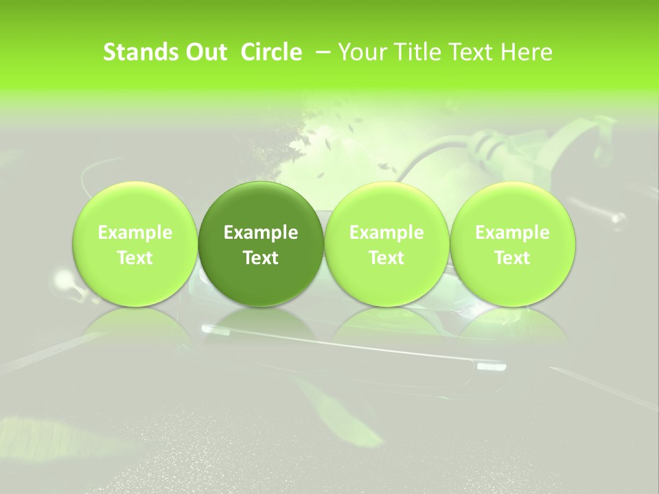 Energy Tree Contact PowerPoint Template