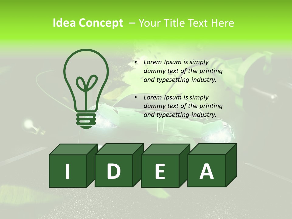 Energy Tree Contact PowerPoint Template