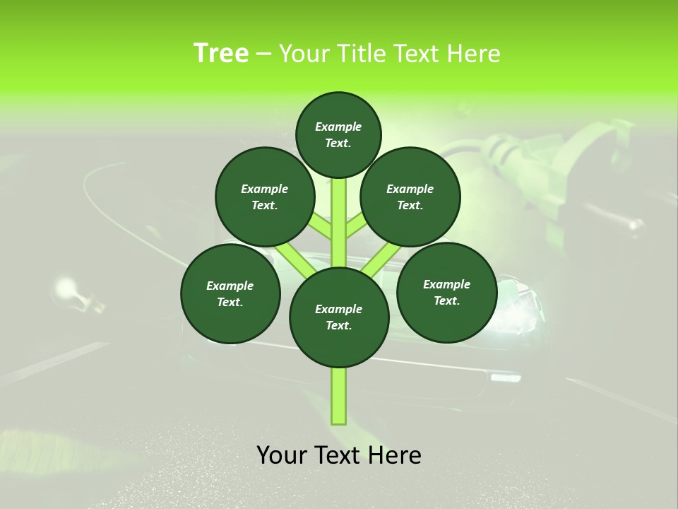 Energy Tree Contact PowerPoint Template