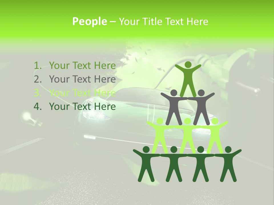 Energy Tree Contact PowerPoint Template