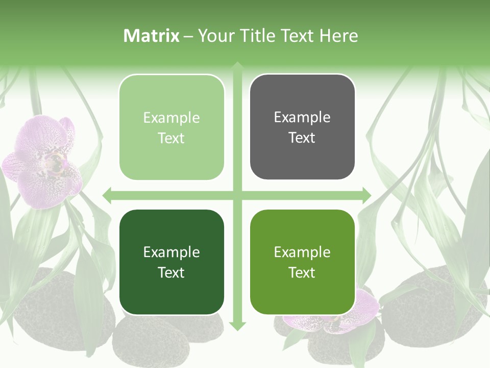 Purple Parma Leaf PowerPoint Template