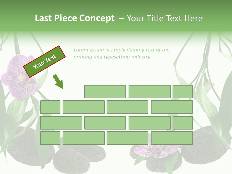 Purple Parma Leaf PowerPoint Template