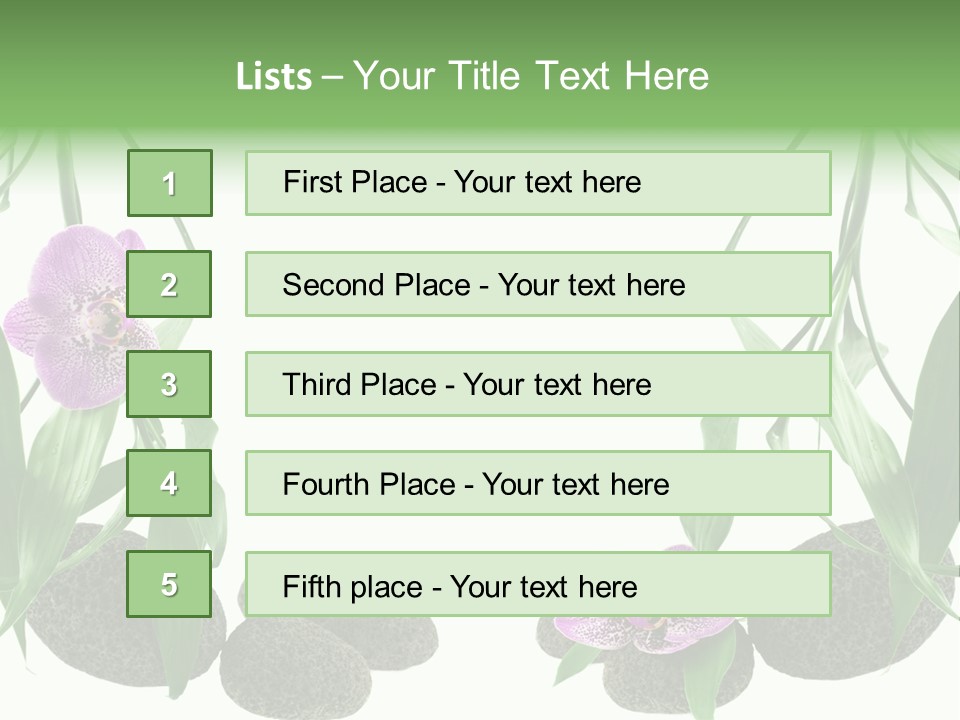 Purple Parma Leaf PowerPoint Template