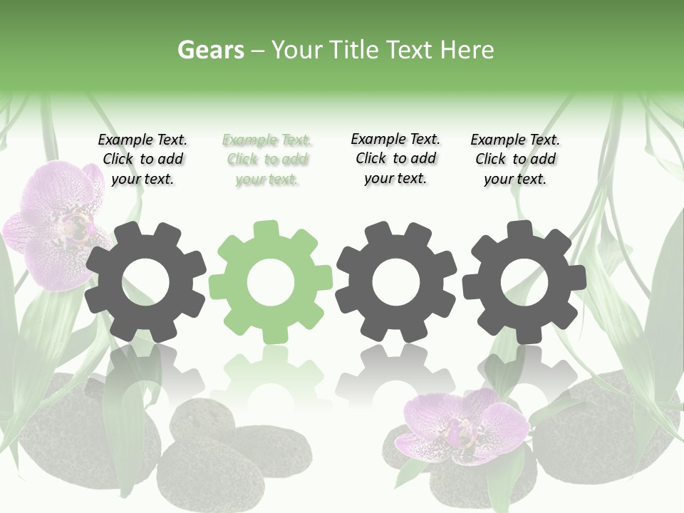 Purple Parma Leaf PowerPoint Template