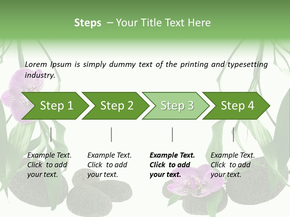 Purple Parma Leaf PowerPoint Template