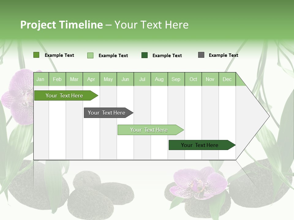 Purple Parma Leaf PowerPoint Template