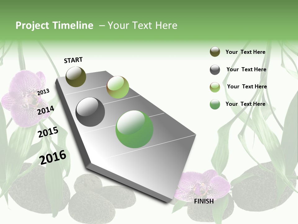 Purple Parma Leaf PowerPoint Template