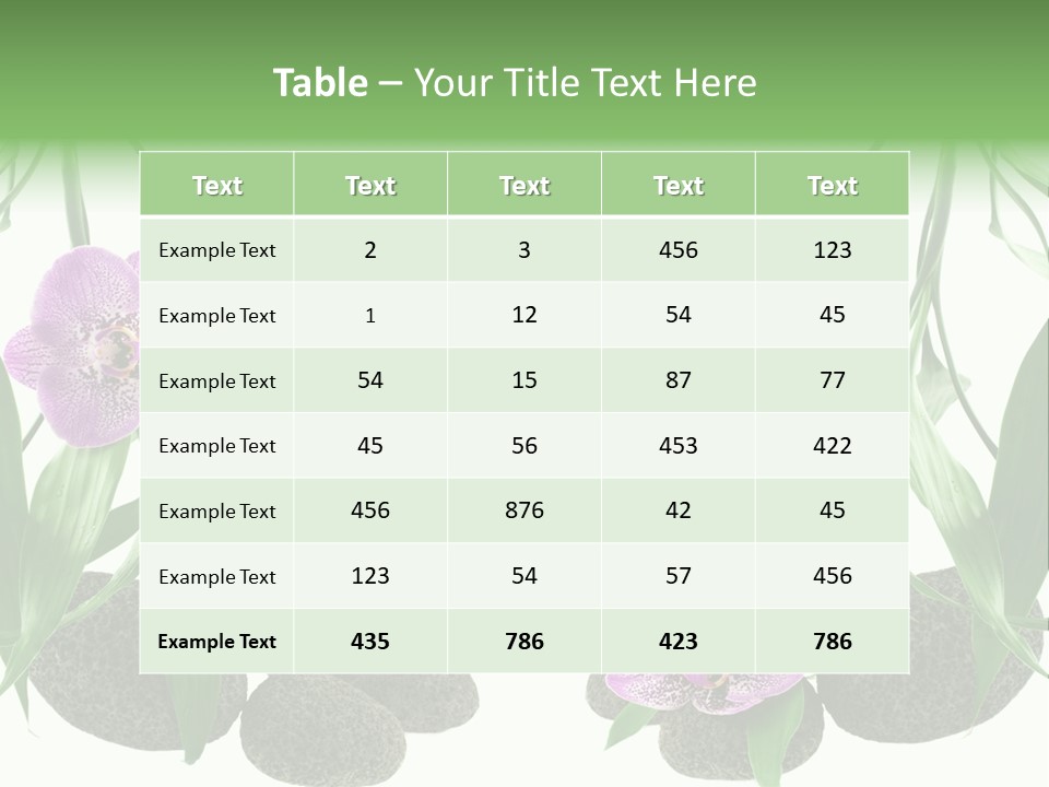 Purple Parma Leaf PowerPoint Template