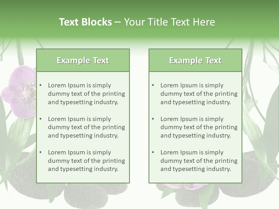 Purple Parma Leaf PowerPoint Template