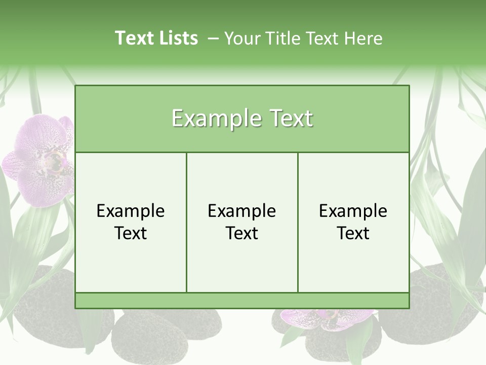 Purple Parma Leaf PowerPoint Template