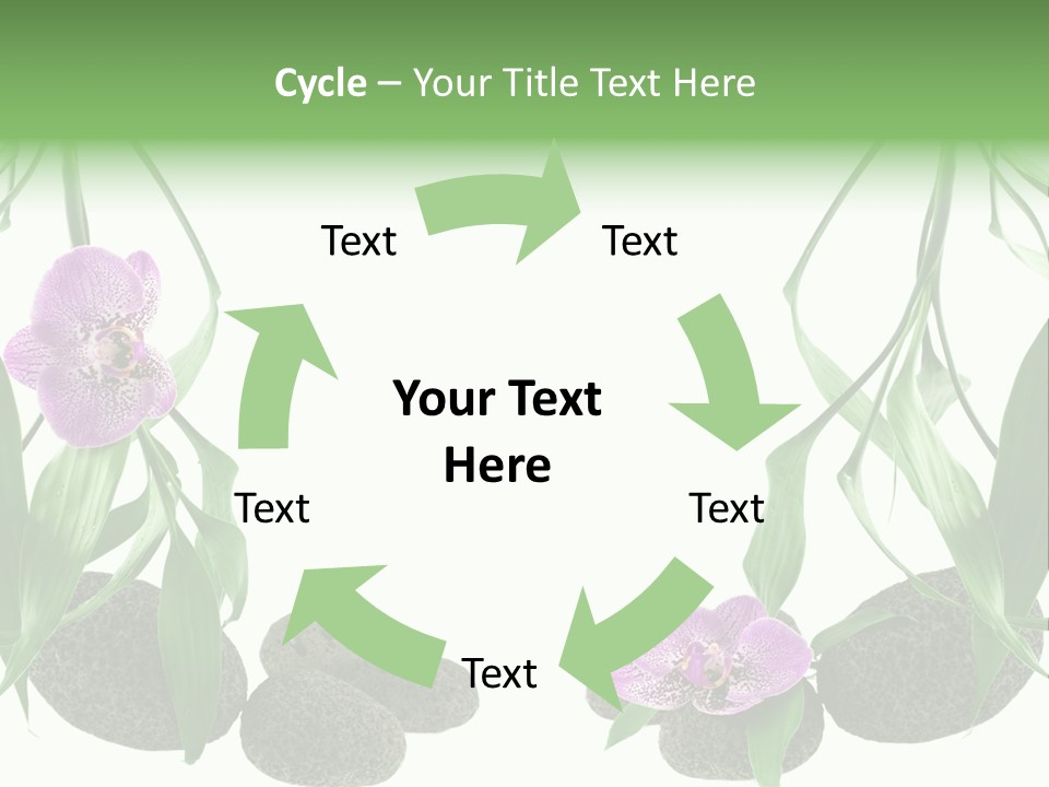 Purple Parma Leaf PowerPoint Template