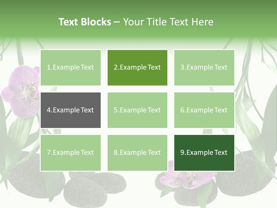 Purple Parma Leaf PowerPoint Template