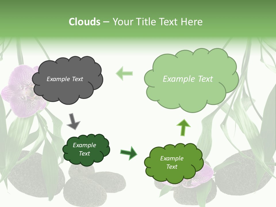 Purple Parma Leaf PowerPoint Template