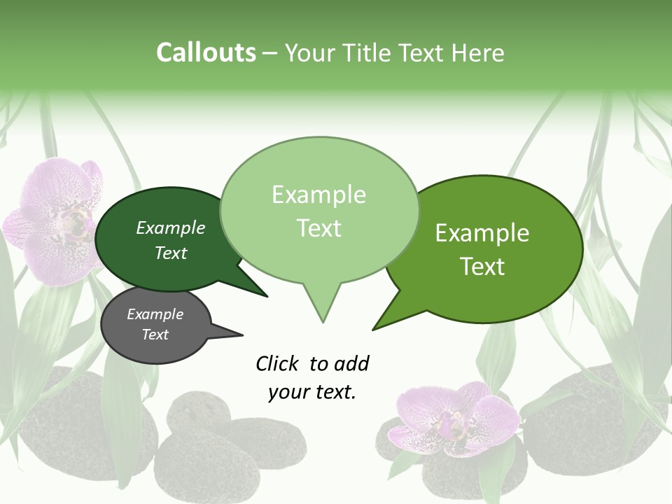 Purple Parma Leaf PowerPoint Template