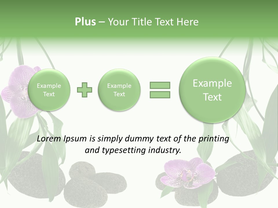 Purple Parma Leaf PowerPoint Template