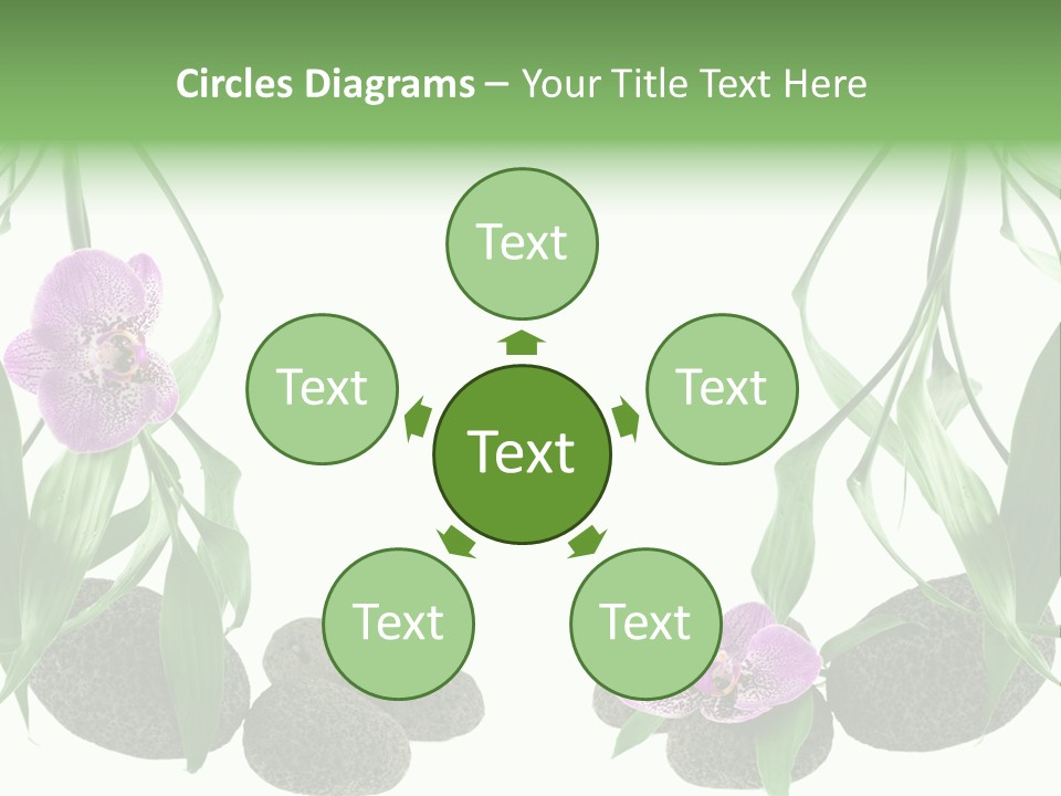 Purple Parma Leaf PowerPoint Template