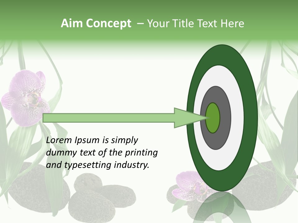 Purple Parma Leaf PowerPoint Template