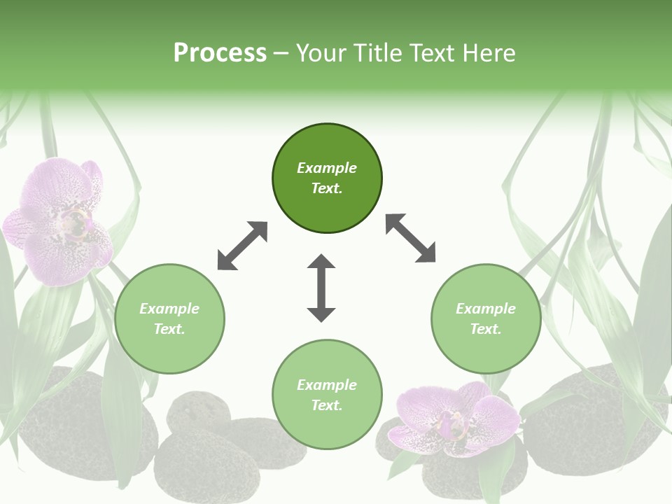 Purple Parma Leaf PowerPoint Template