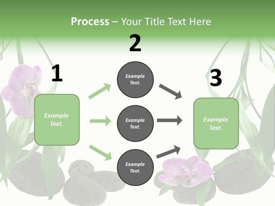 Purple Parma Leaf PowerPoint Template