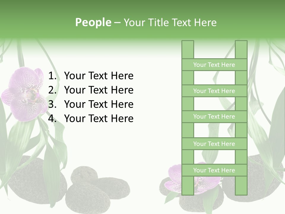 Purple Parma Leaf PowerPoint Template