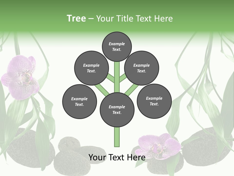 Purple Parma Leaf PowerPoint Template