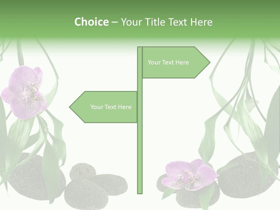 Purple Parma Leaf PowerPoint Template