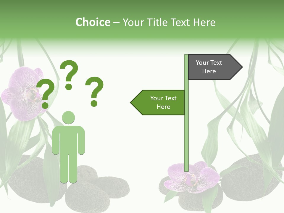 Purple Parma Leaf PowerPoint Template