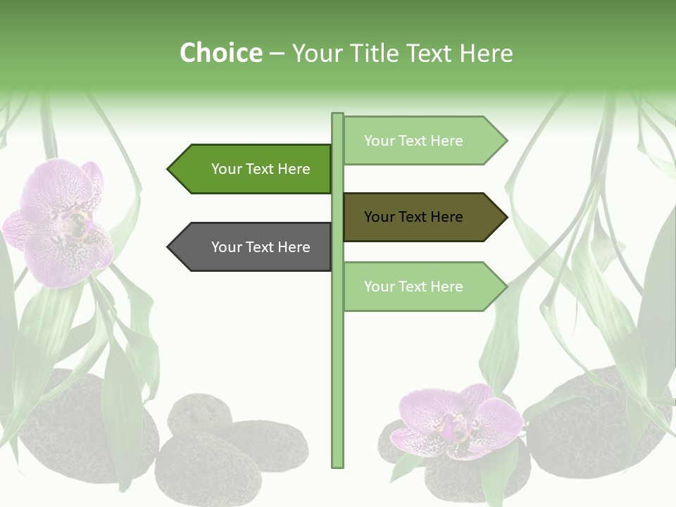 Purple Parma Leaf PowerPoint Template