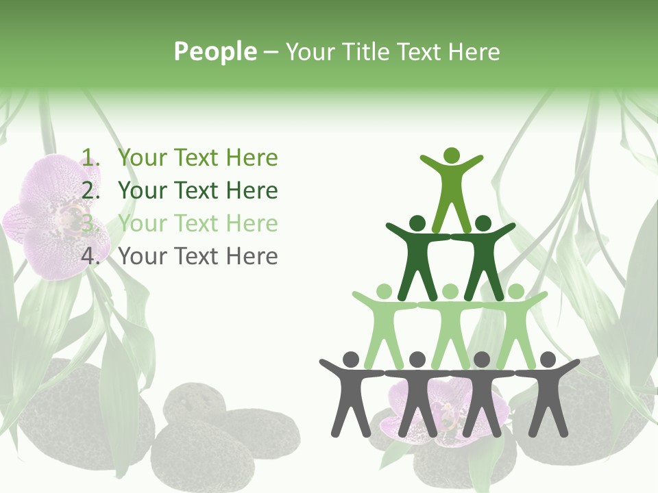 Purple Parma Leaf PowerPoint Template