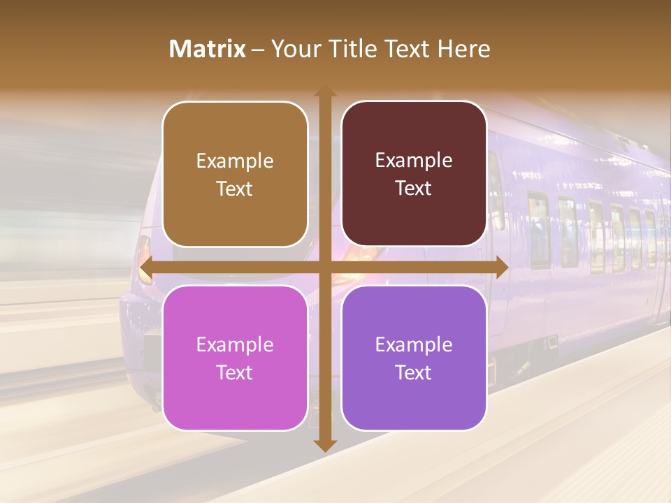 Track Industrial Ticket PowerPoint Template
