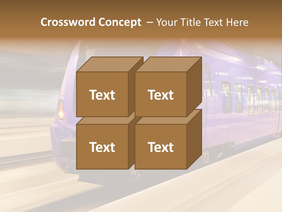 Track Industrial Ticket PowerPoint Template