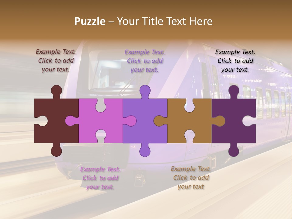 Track Industrial Ticket PowerPoint Template