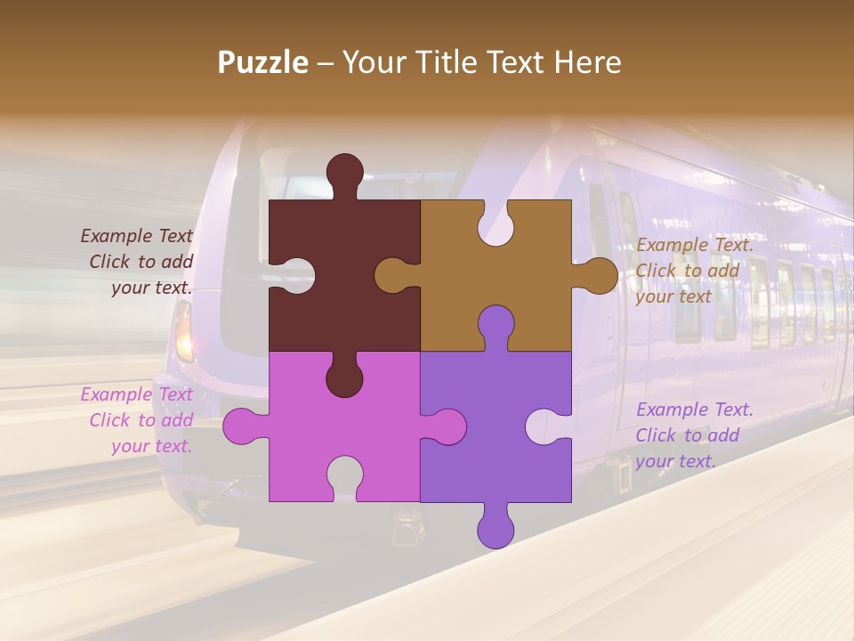 Track Industrial Ticket PowerPoint Template
