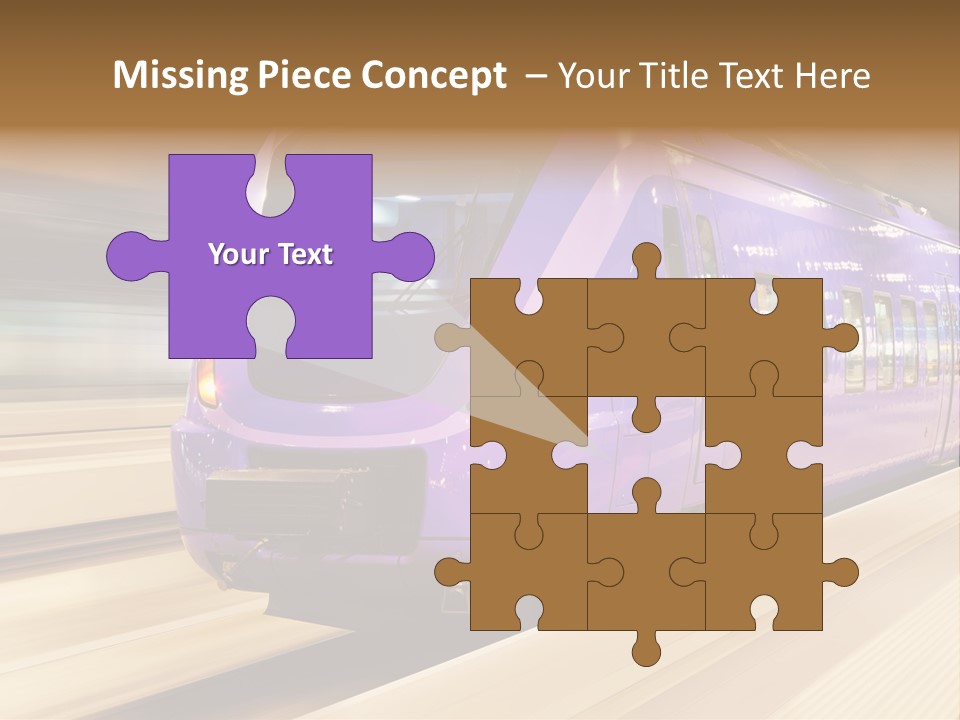 Track Industrial Ticket PowerPoint Template