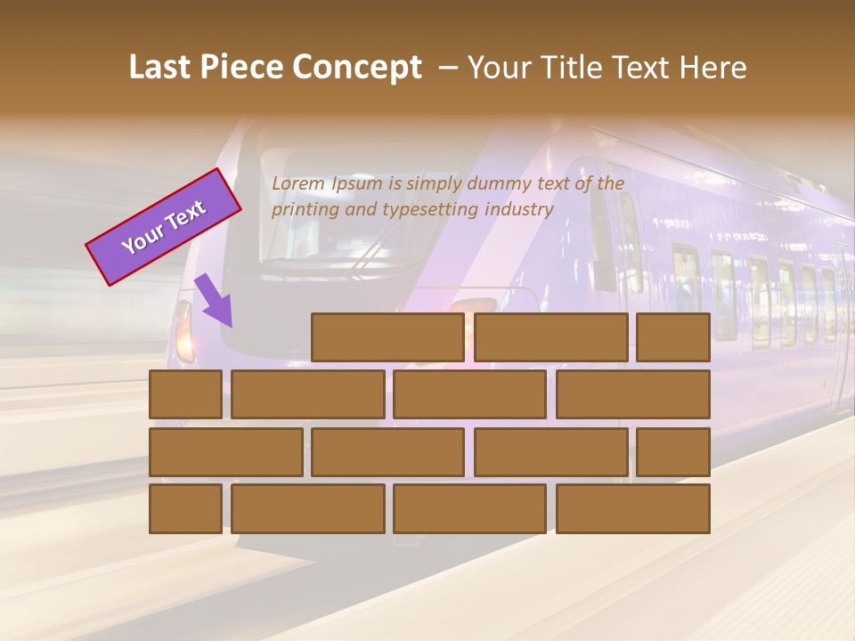 Track Industrial Ticket PowerPoint Template