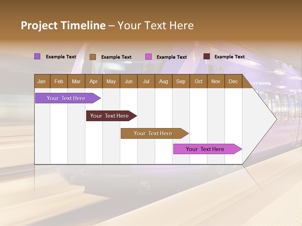 Track Industrial Ticket PowerPoint Template
