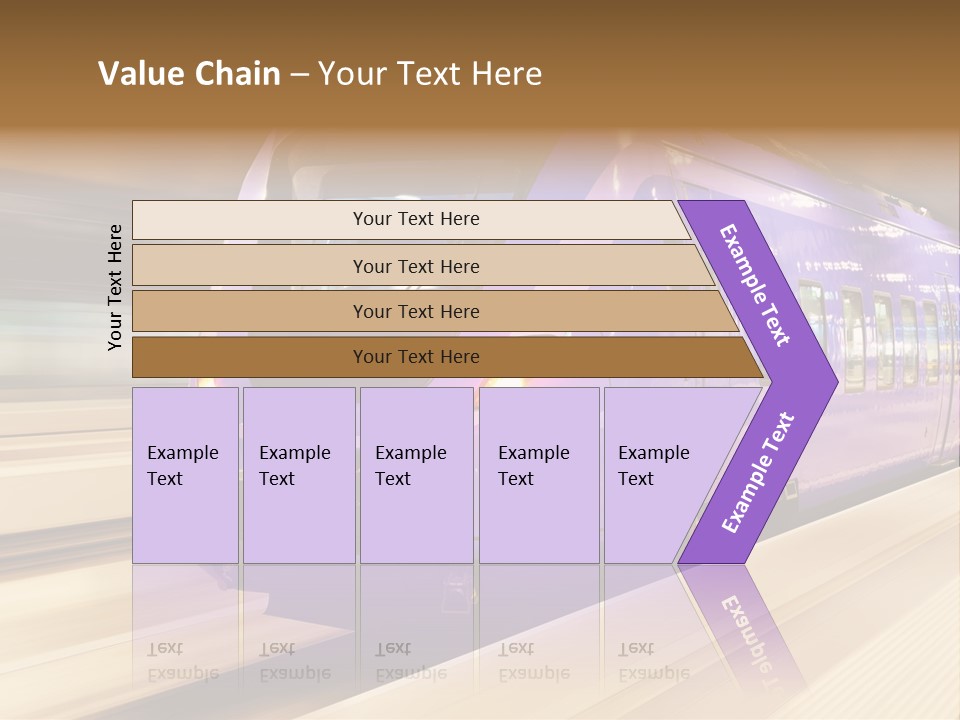 Track Industrial Ticket PowerPoint Template