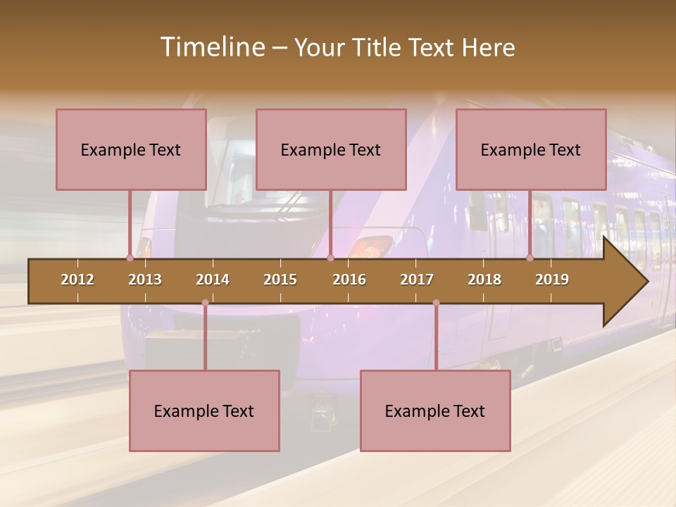Track Industrial Ticket PowerPoint Template