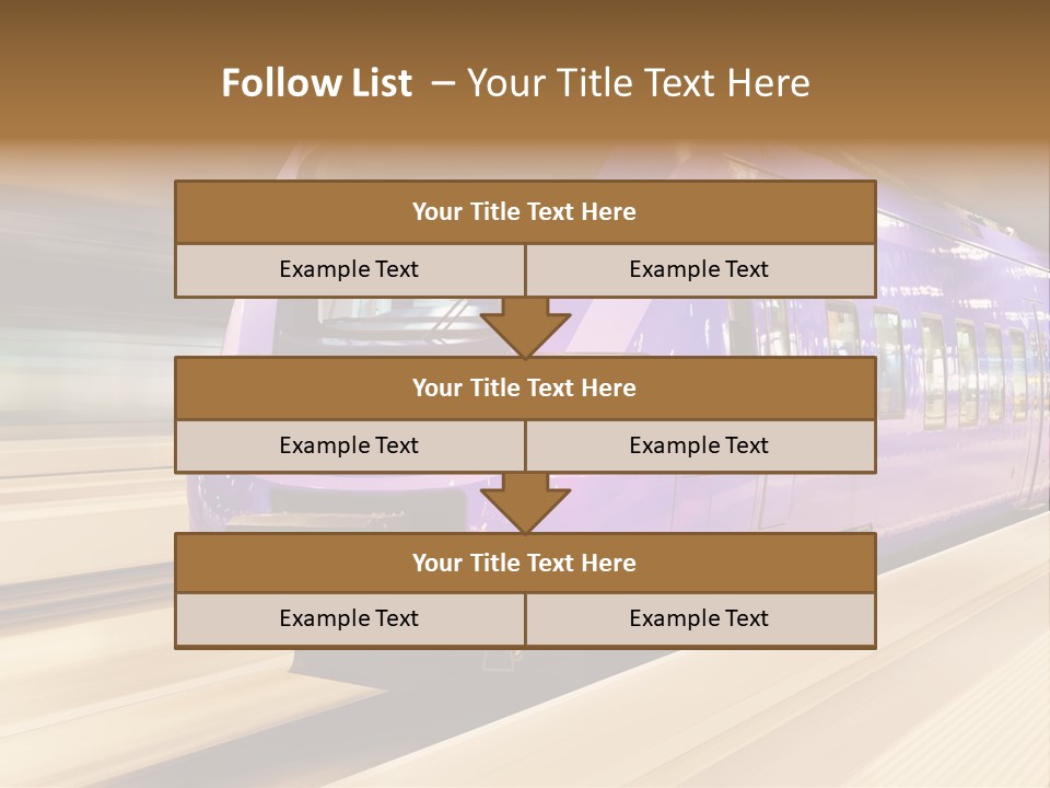 Track Industrial Ticket PowerPoint Template
