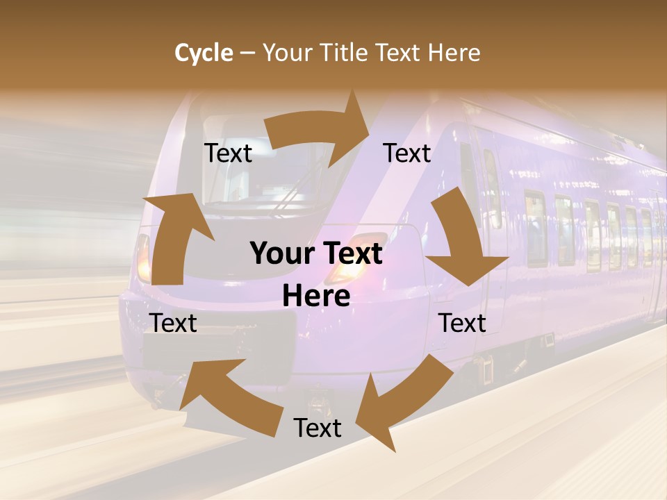 Track Industrial Ticket PowerPoint Template