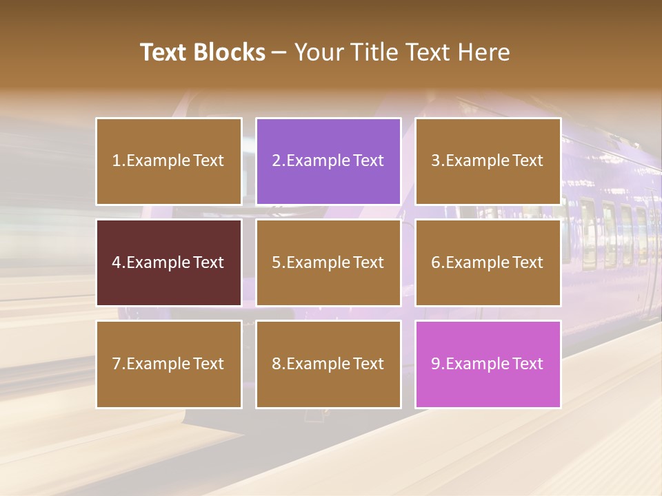 Track Industrial Ticket PowerPoint Template